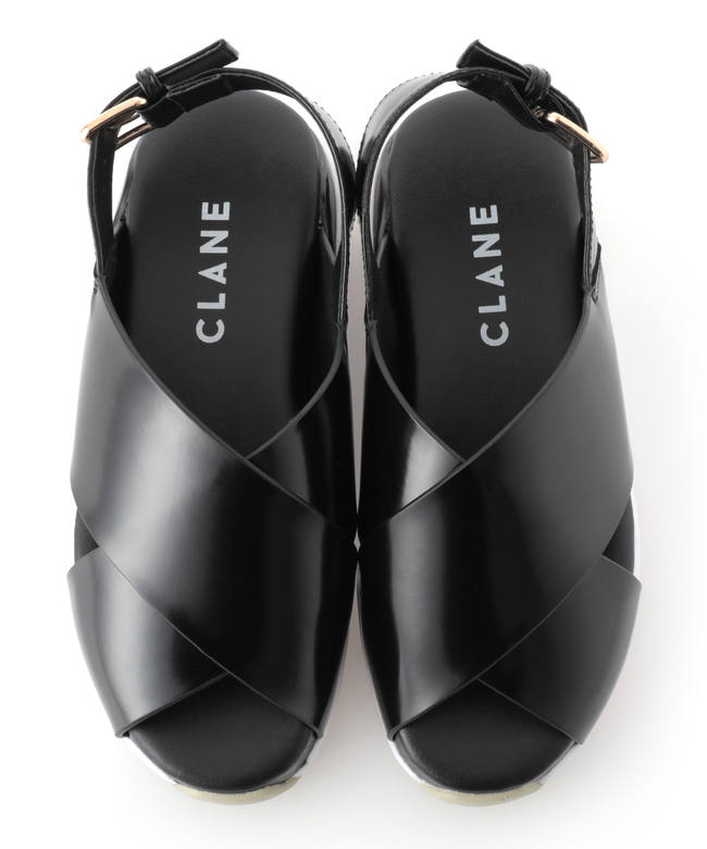 ORPHIC×CLANE ‐クロスデザインサンダル BLACK今週まで出品 CLANE - ORPHIC×CLANE ‐クロスデザインサンダル BLACK | ADDICT WEB SHOP