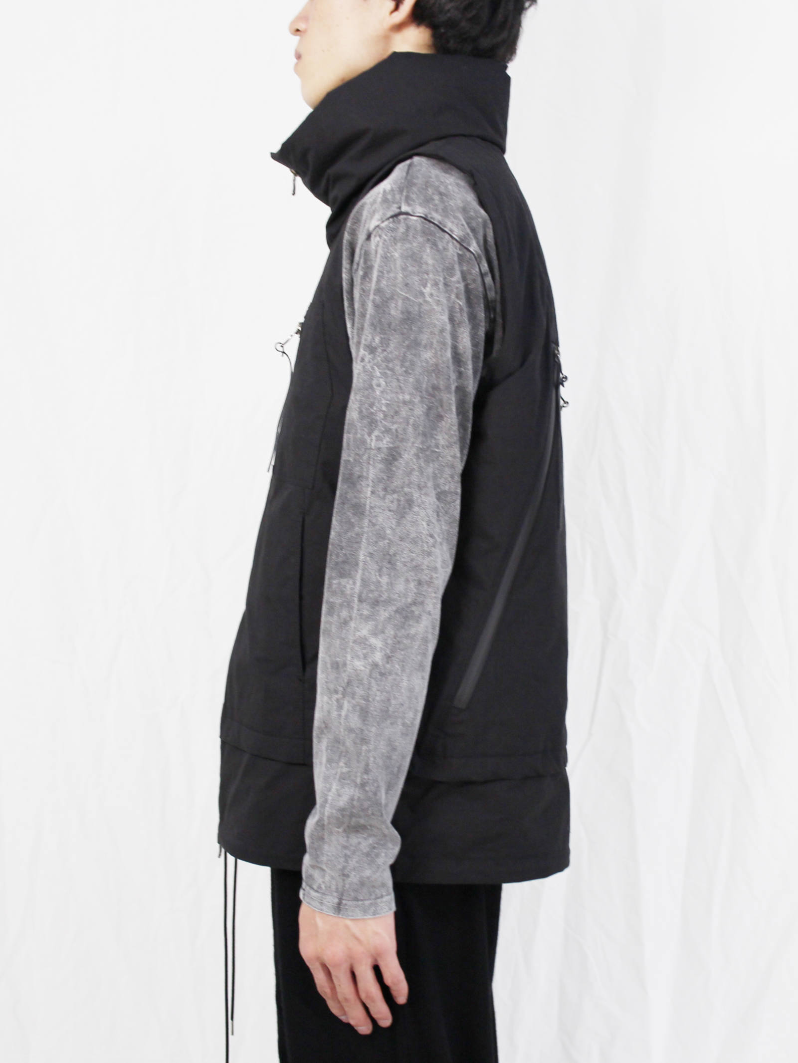 ジャケット・アウター the viridi anne Technical Wool Down Vest The Viridi-anne - ハイネックダウンベスト - High Neck Down Vest