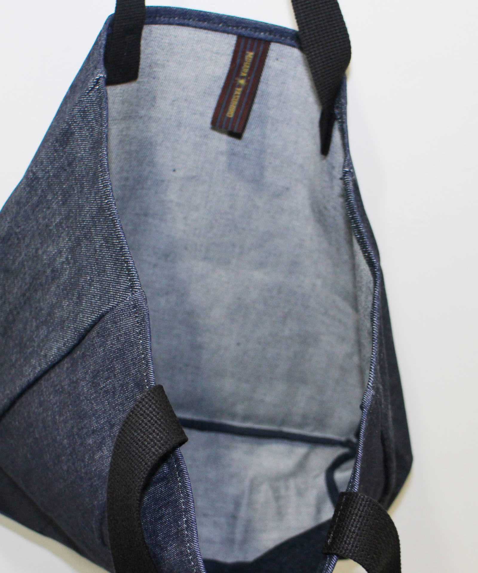 Maison MIHARA YASUHIRO - 炙り出しキャンパストートバッグ - NAVY