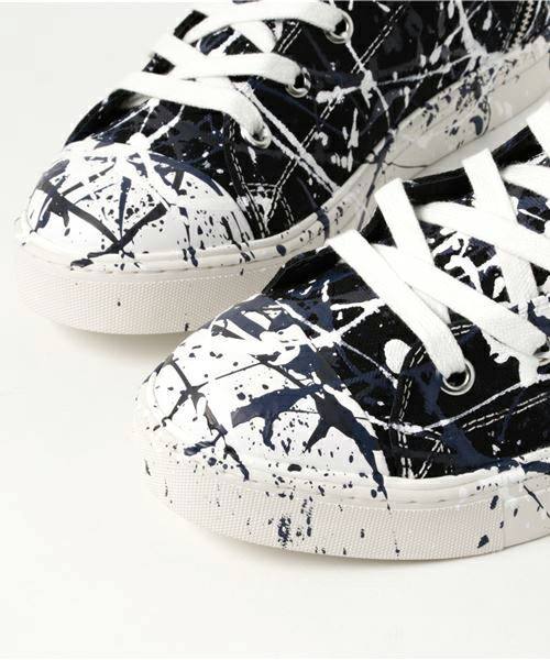 Maison Mihara Yasuhiro ペイントスニーカー Maison MIHARA YASUHIRO ペイント スニーカー | ホワイト