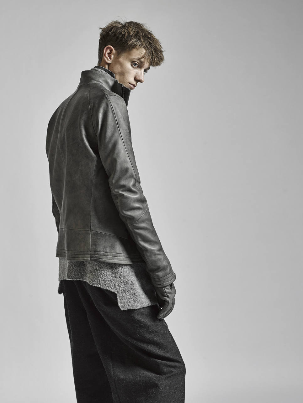 The Viridi-anne - レザーグローブ - GREY | ADDICT WEB SHOP