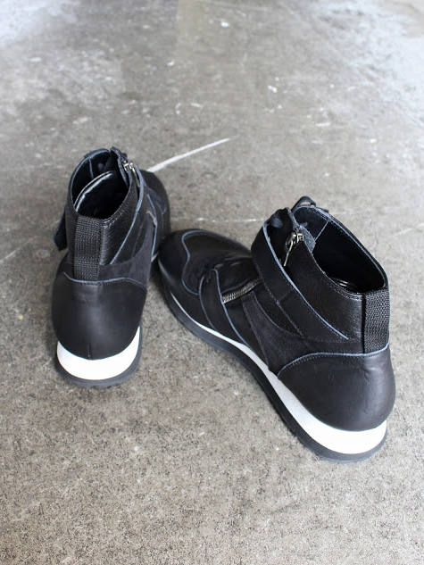 【新品】 THE VIRIDI-ANNE レザーシューズ ブラック スニーカー The Viridi-anne - インヒールシューズ - BLACK | ADDICT WEB SHOP