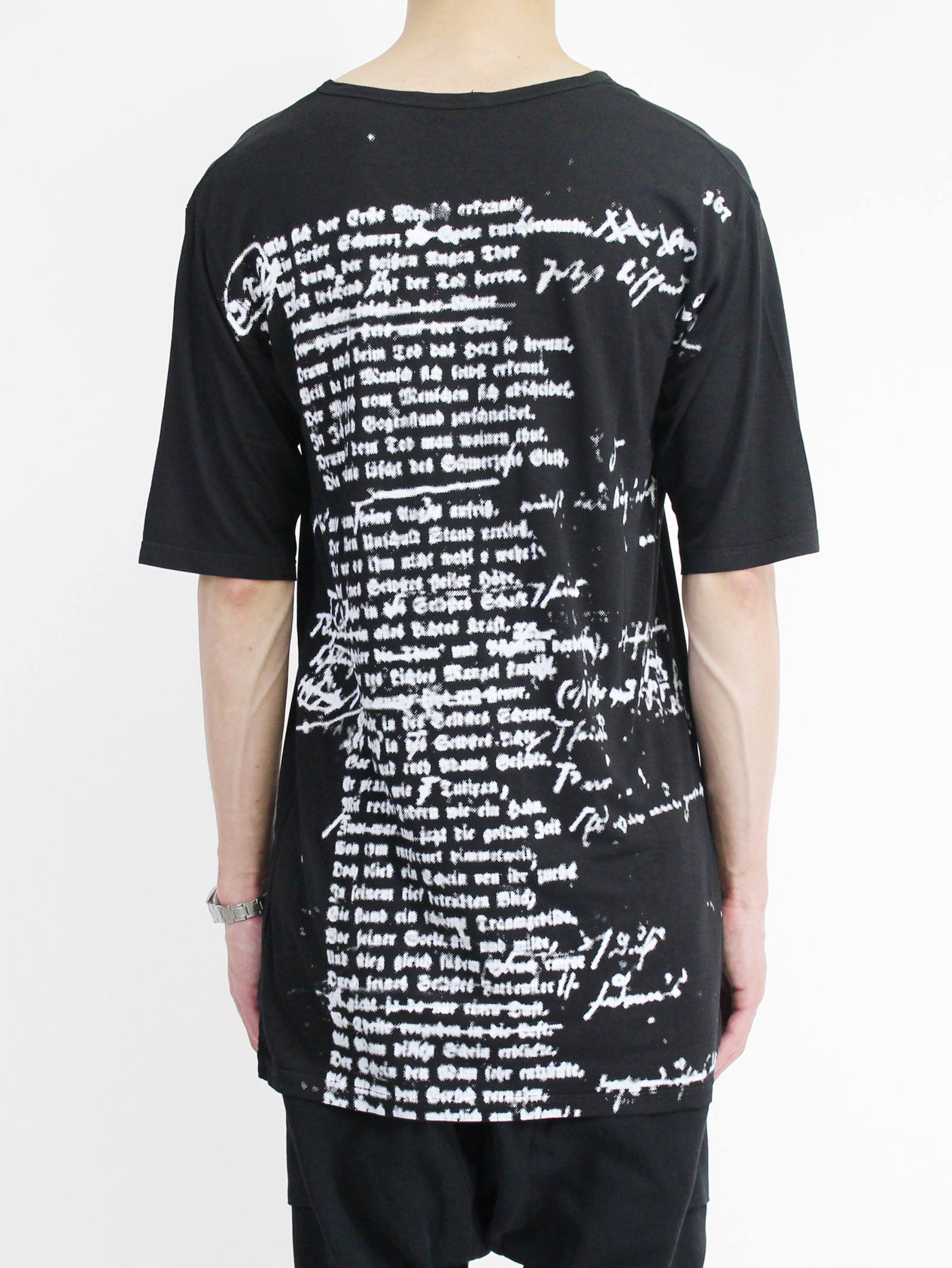 The Viridi-anne - プリントTシャツ - バックプリント - BLACK 