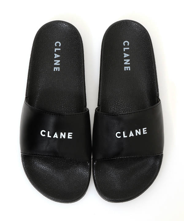 CLANE - クラネロゴサンダル - CLANE SANDALS - BLACK | ADDICT