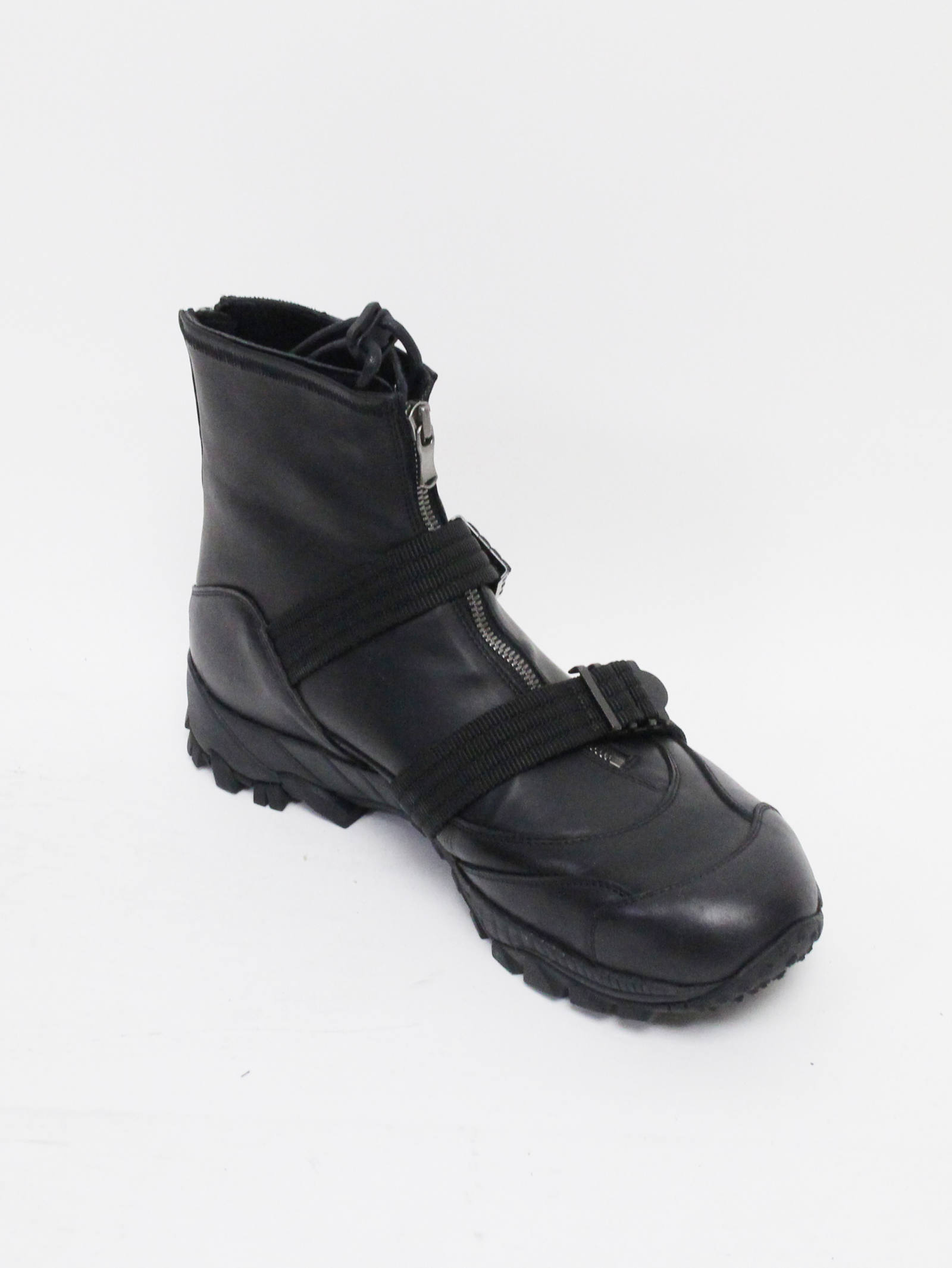 レイミア　アーニィ The Viridi-anne - ストレッチレザーレイヤードスニーカーブーツ