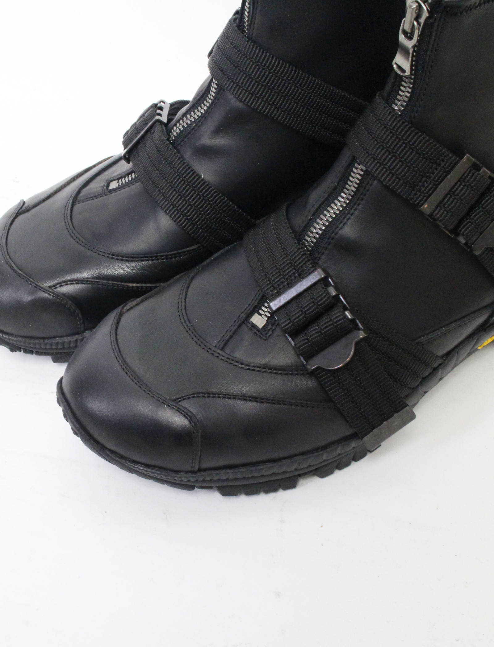 The Viridi-anne - ストレッチレザーレイヤードスニーカーブーツ