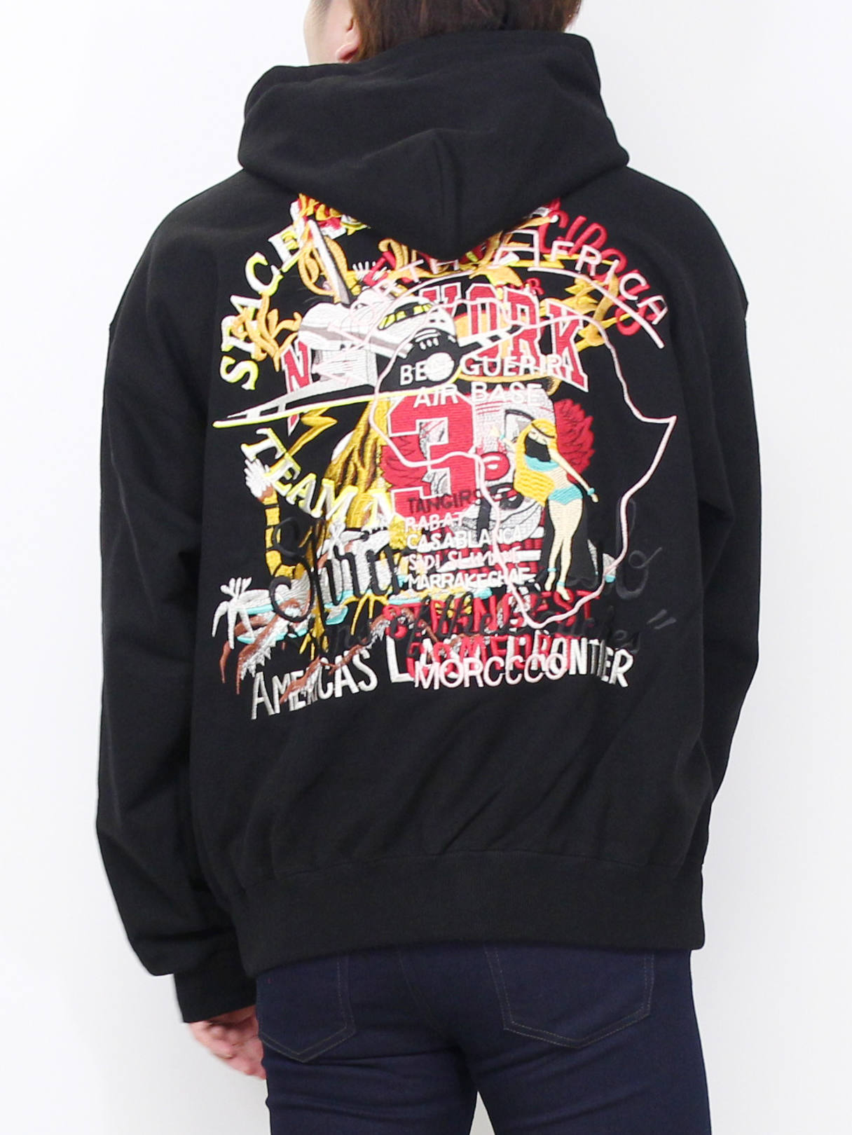 doublet - 《残り一点》 カオス刺繍フーディー ー - CHAOS EMBROIDERY