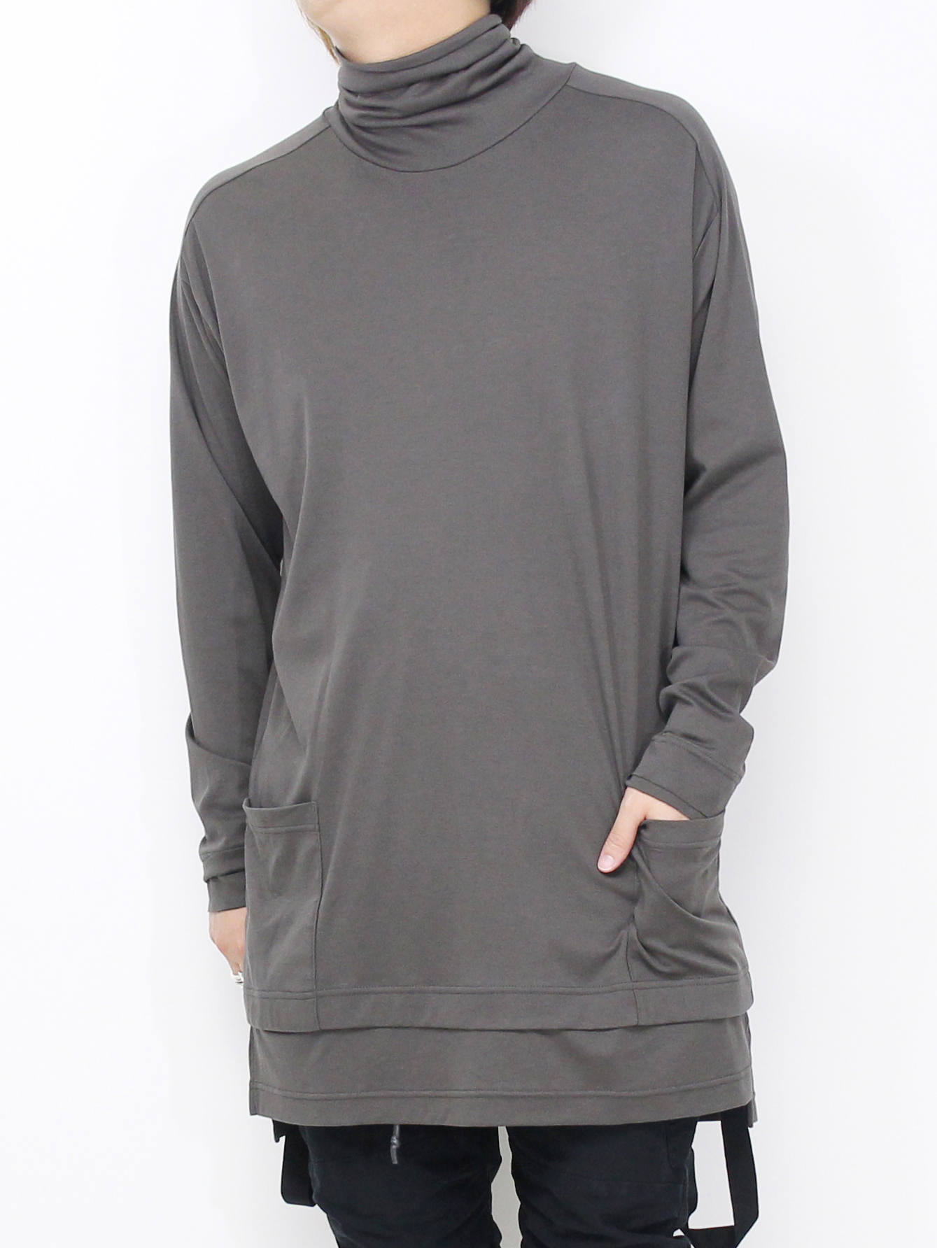 The viridi anne ヴィリジアン マスク カットソー タートル The Viridi-anne - タートルネックカッソー - 40/- soft jersey