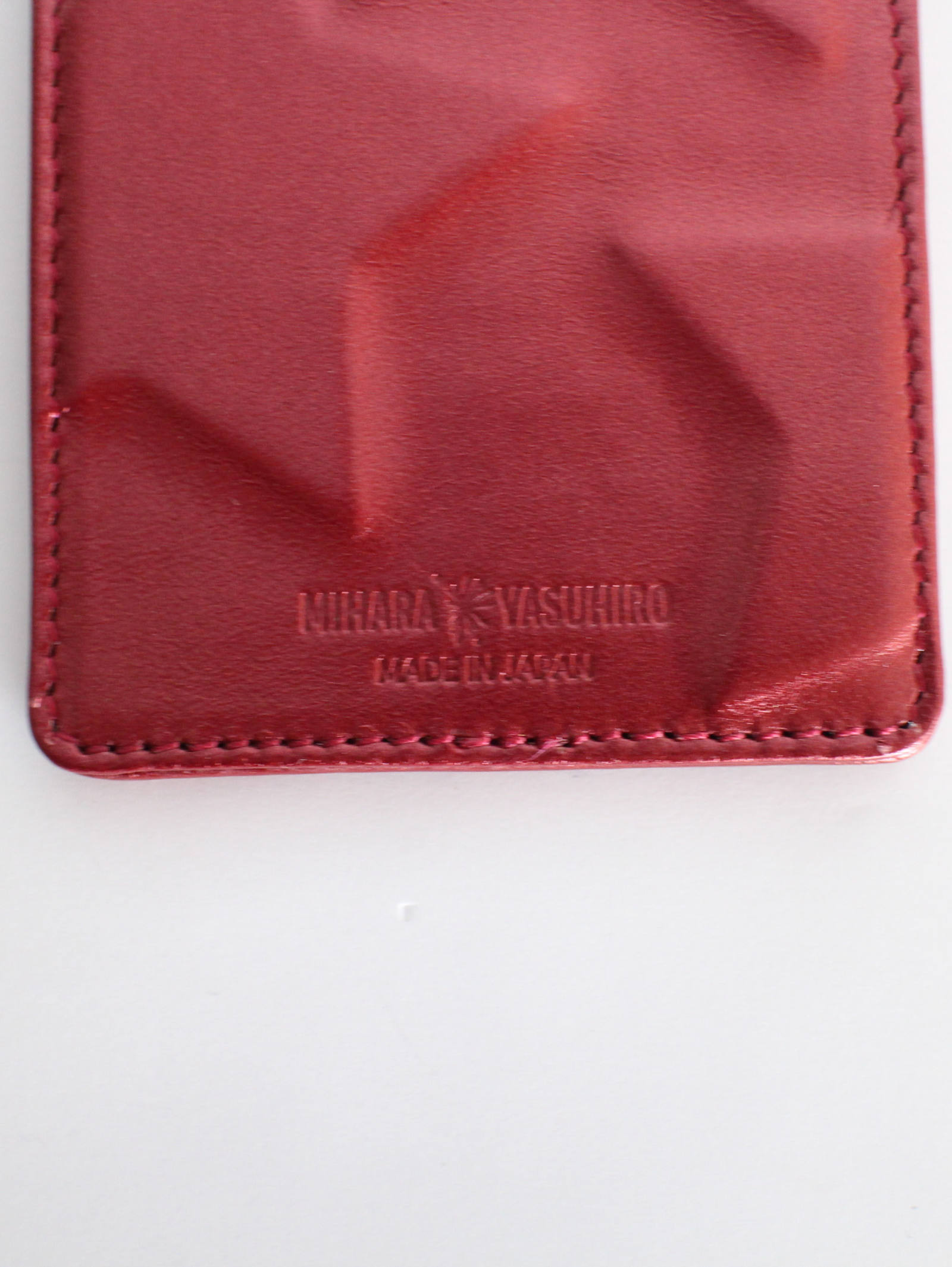 ミハラヤスヒロ炙り出しカードケース Maison MIHARA YASUHIRO - 炙り出し カードケース / 名刺入れ