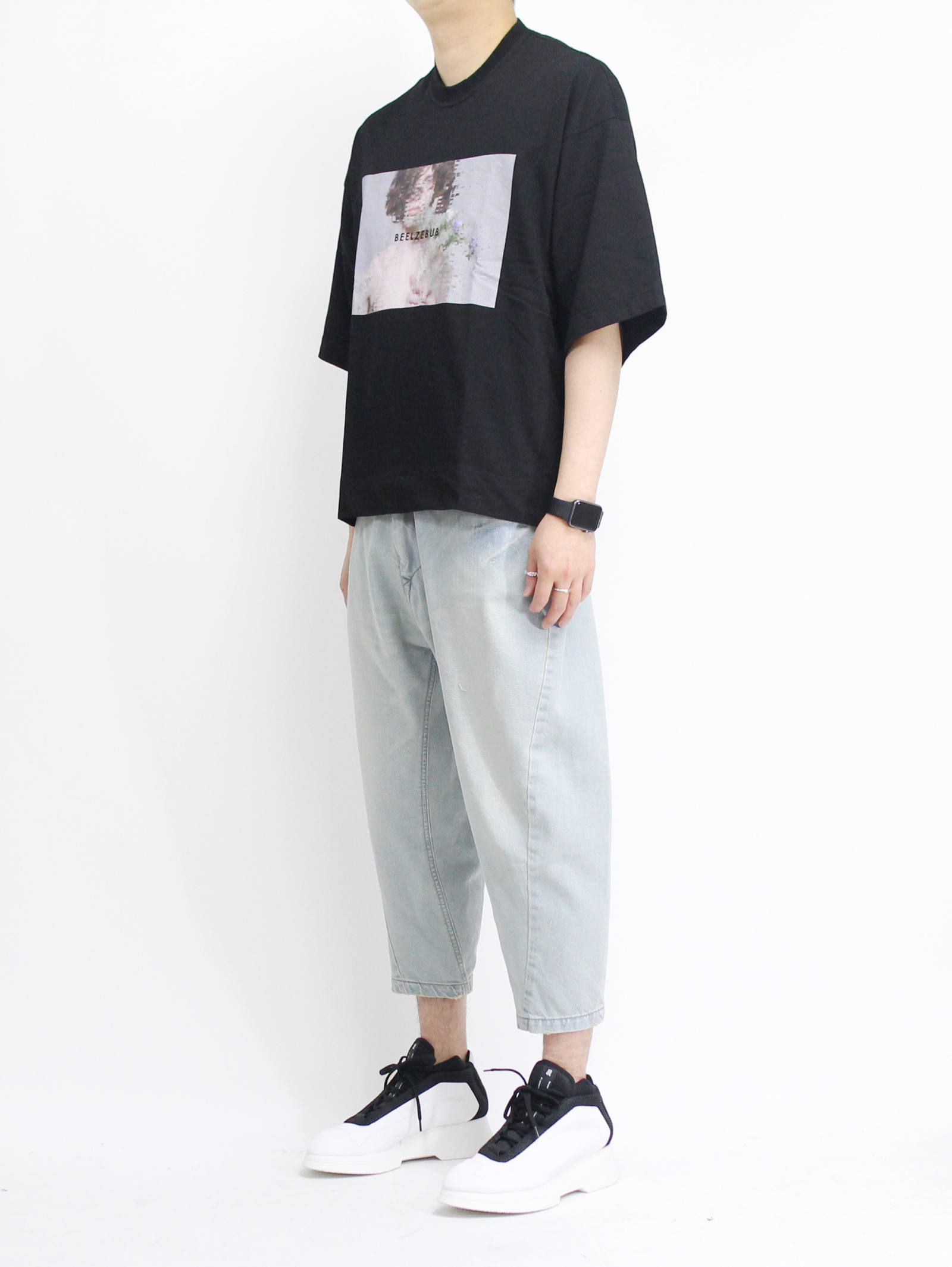 JULIUS - プリントTシャツ - PRINT T-SHIRT - BLACK 657CPM12 | ADDICT