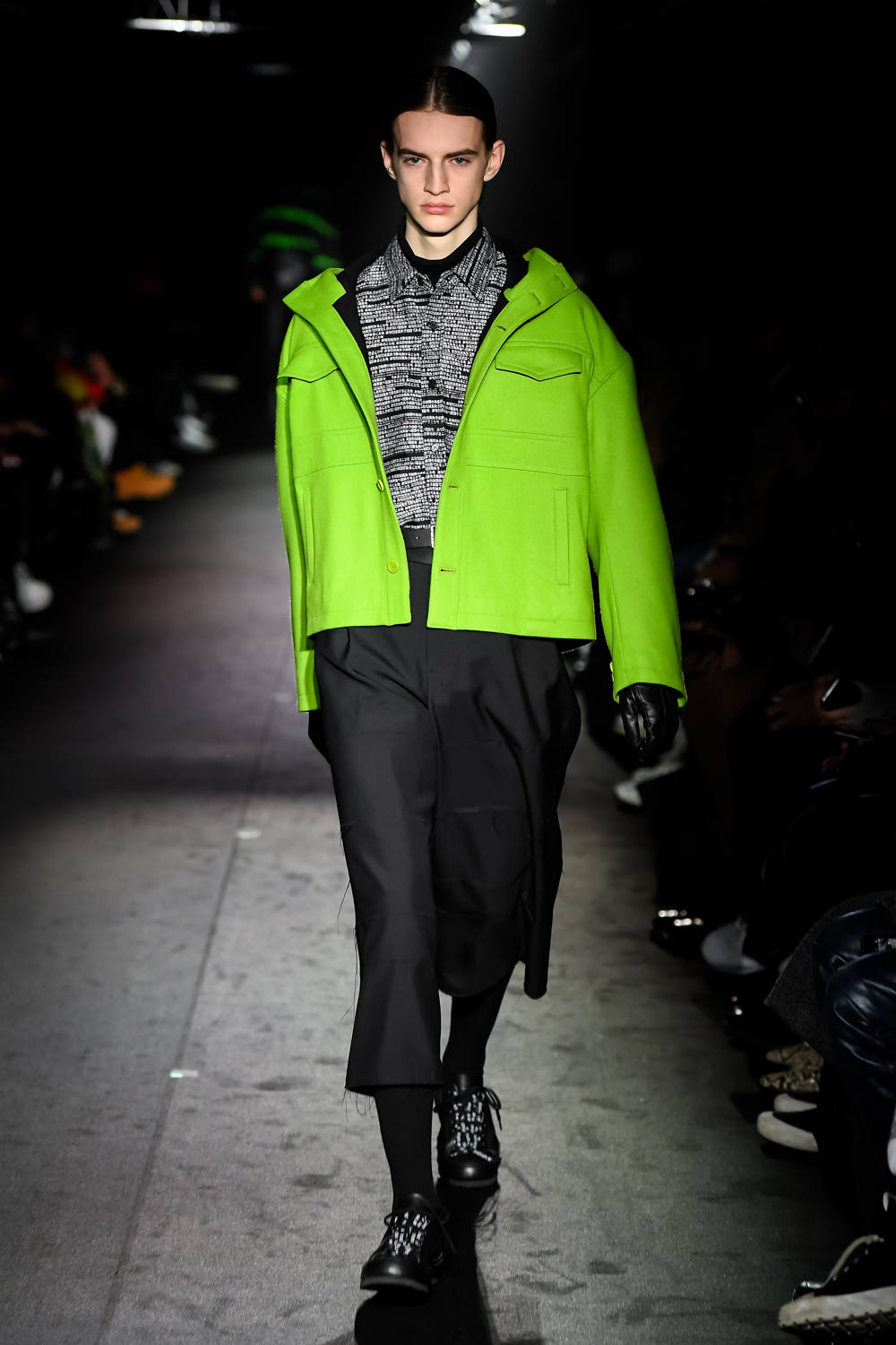 CHRISTIAN DADA - メルトンフードブルゾン - Hooded Melton Jacket