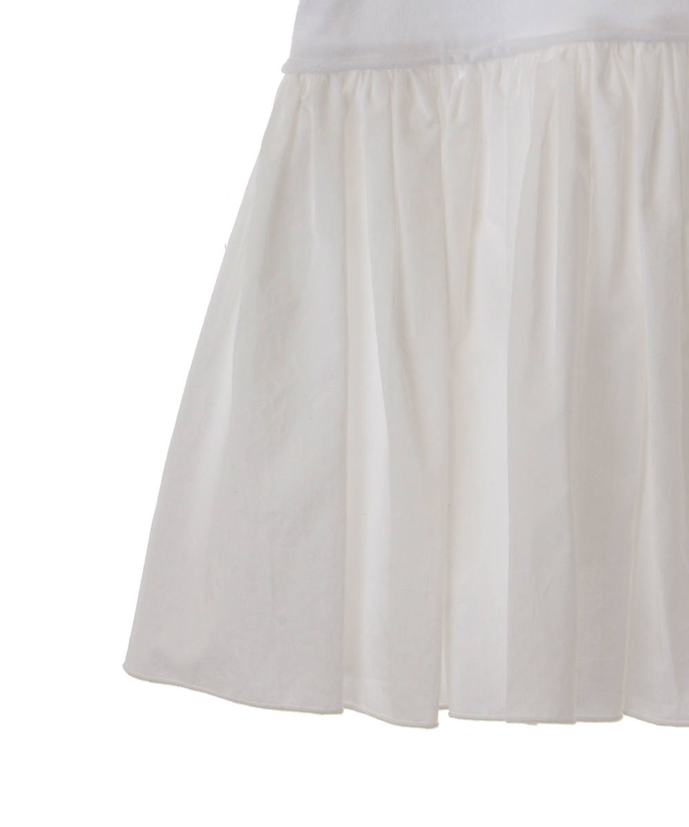 CLANE - バックフリルTシャツ - BACK FRILL T/S WHITE | ADDICT