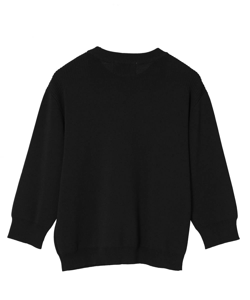ニット/セーター clane half sleeve basic compact knit CLANE - ハーフスリーブコンパクトニット - HALF SLEEVE BASIC