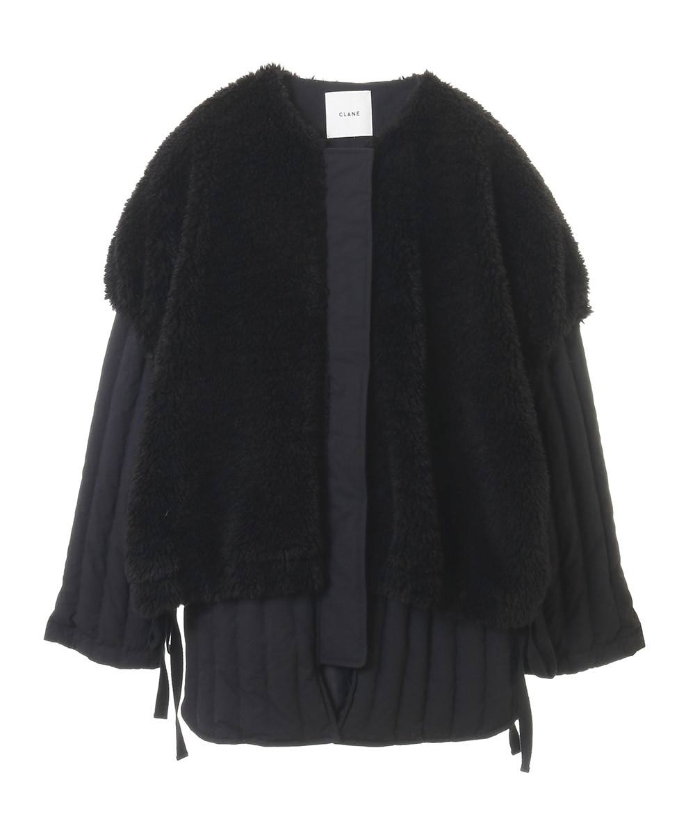 CLANE - レイヤードダウンコート - BOA VEST LAYERED DOWN COAT  