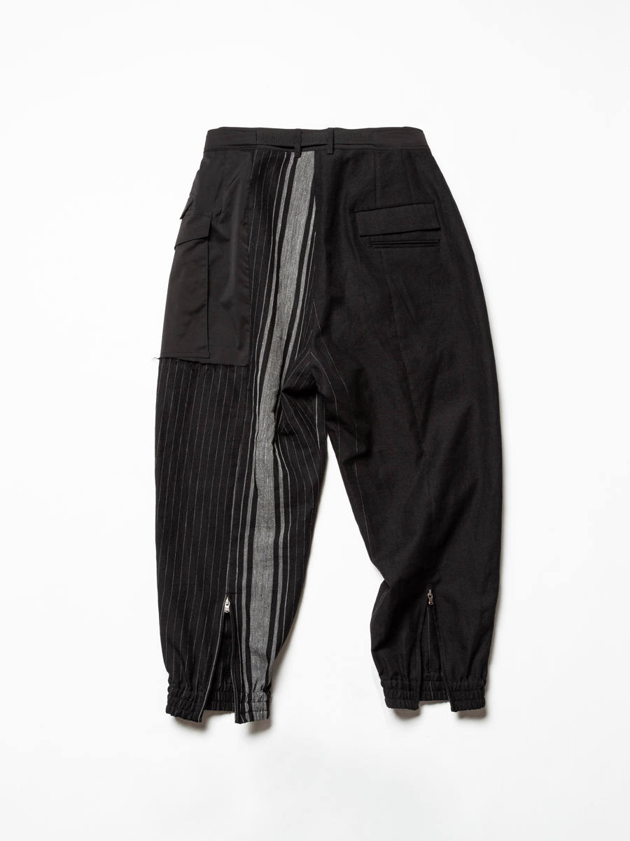 The viridi-anne ランダムストライプオルメテックスパンツ The viridi-anne ランダムストライプオルメテックスパンツ