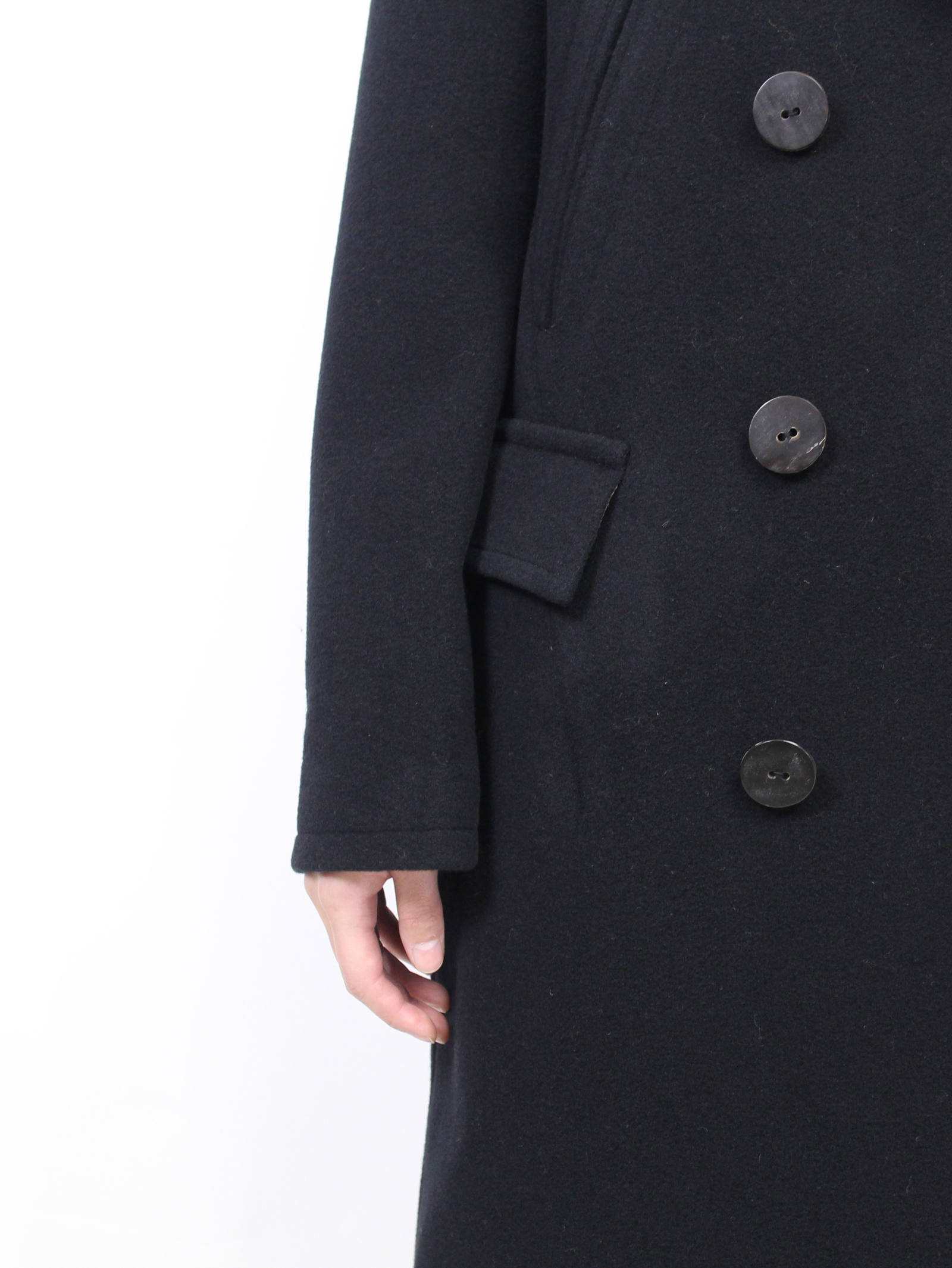 ターコイズ hazama 経年真価のなびくコート 心無 