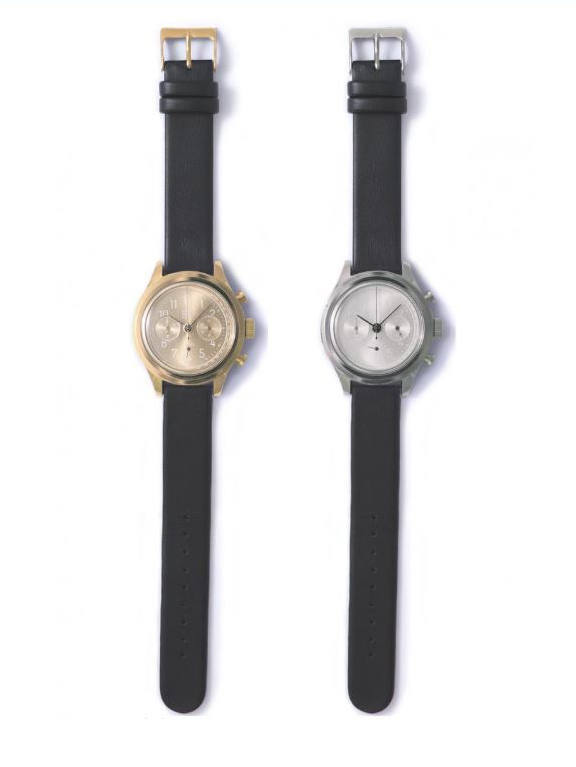 VAGUE WATCH CO. クロノグラフ ブラック 2EYES