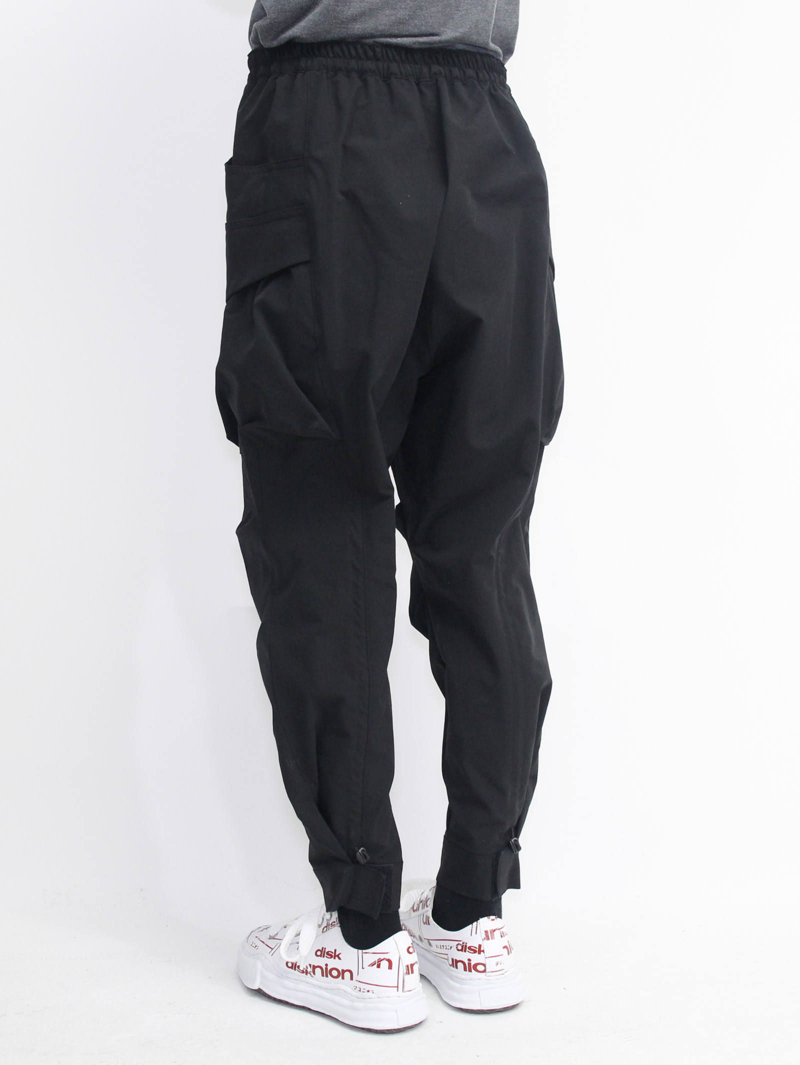 THE VIRIDI-ANNE タクティカル　パンツ The Viridi-anne - 撥水ストレッチギャザータクティカルパンツ - BLACK