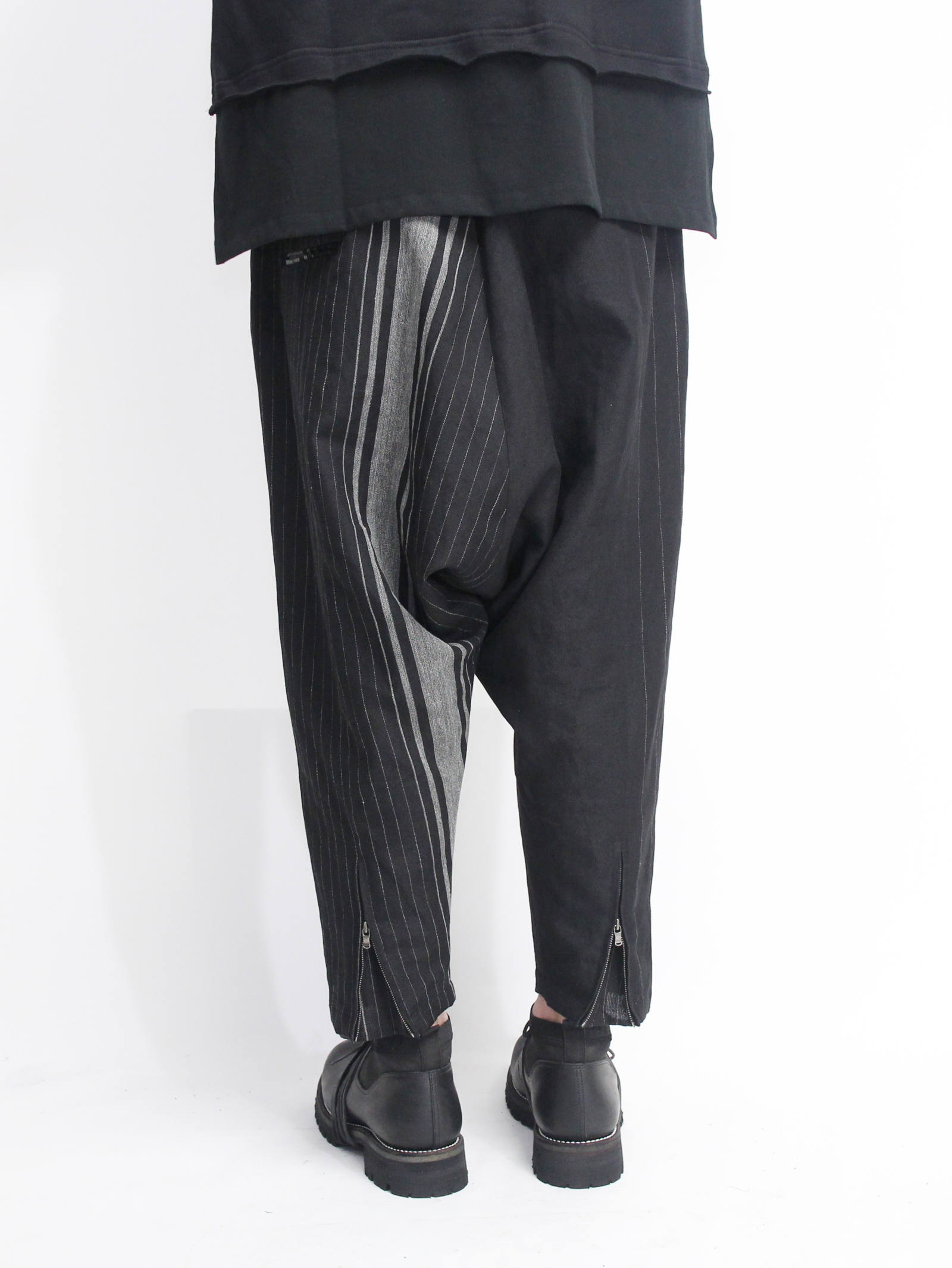 値下げ明日までThe viridi-anne ランダムストライプサルエルパンツ The Viridi-anne - ランダムストライプサルエルパンツ | ADDICT