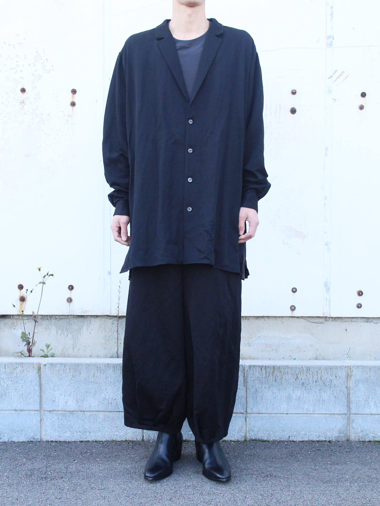 kujaku - 【2020SS】 藤パンツ - fuji pants - BLACK | ADDICT WEB SHOP