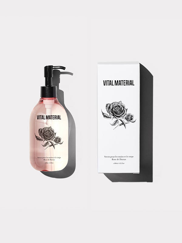 レバレンスハンドウォッシュ、ダマスカンローズボディクレンザー