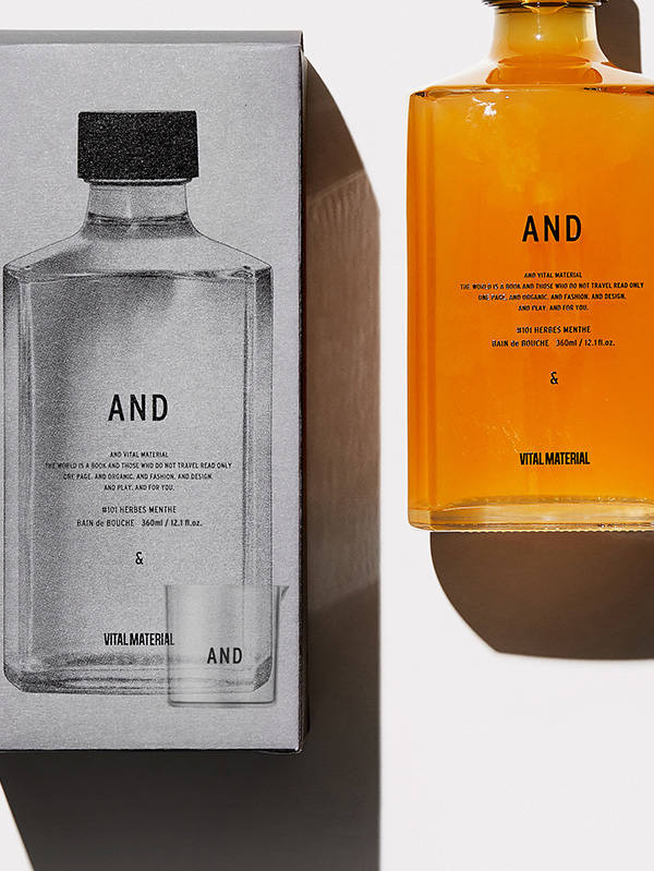 VITAL MATERIAL - AND マウスウォッシュ ハーブミント 360mL | ADDICT