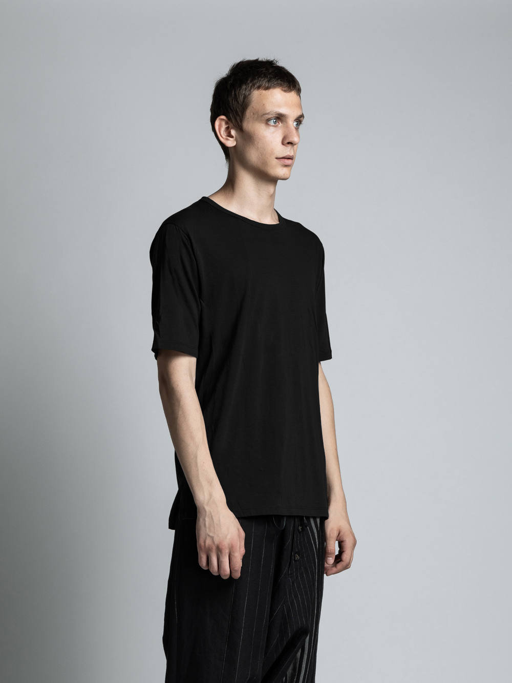 VOUS ET MOI カシミヤ 半袖ニットトップス  TシャツM MOONCASTLE ムーンキャッスル IC1 アイスコットン クルーネック半袖