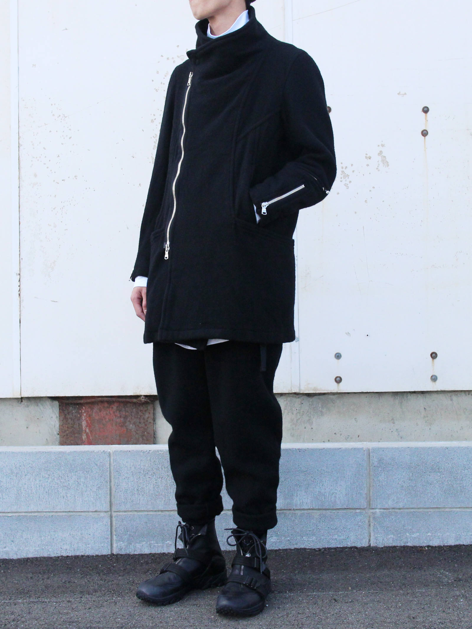 免除する 不測の事態 慢 ハイネック コート コーデ K Kacchan Jp